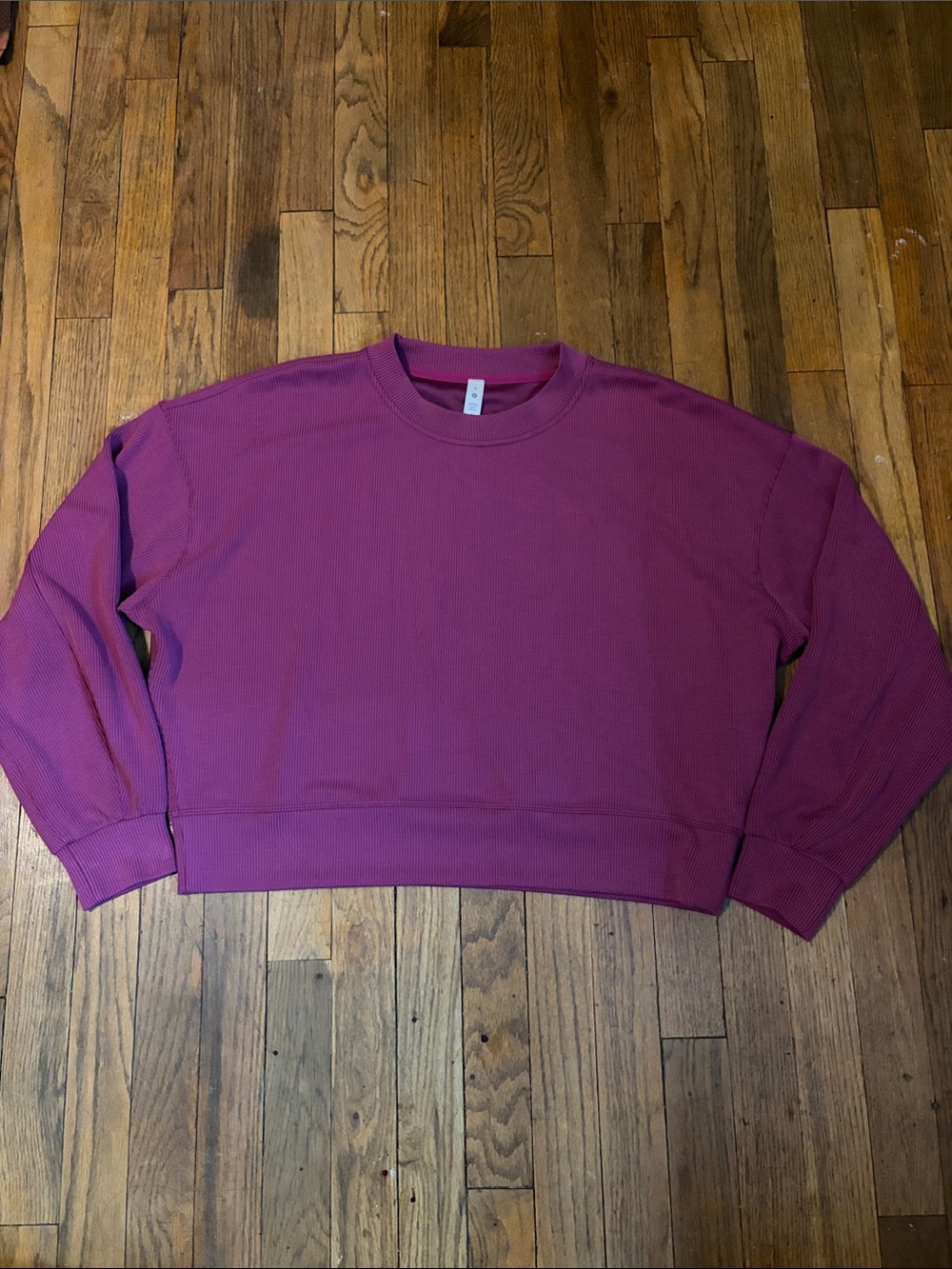 Lululemon Ribbed Softstreme Perfectly Oversized Cropped Crew 8
